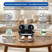 AirClip Pro™ – Auricolari Wireless a Conduzione Ossea